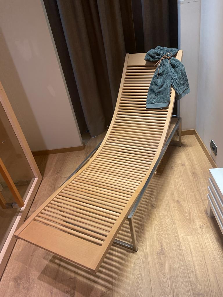 HAFRO CHAISE LONGUE LEGNO