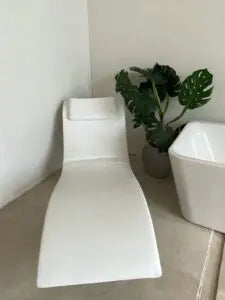 CHAISE LONGUE BIANCA