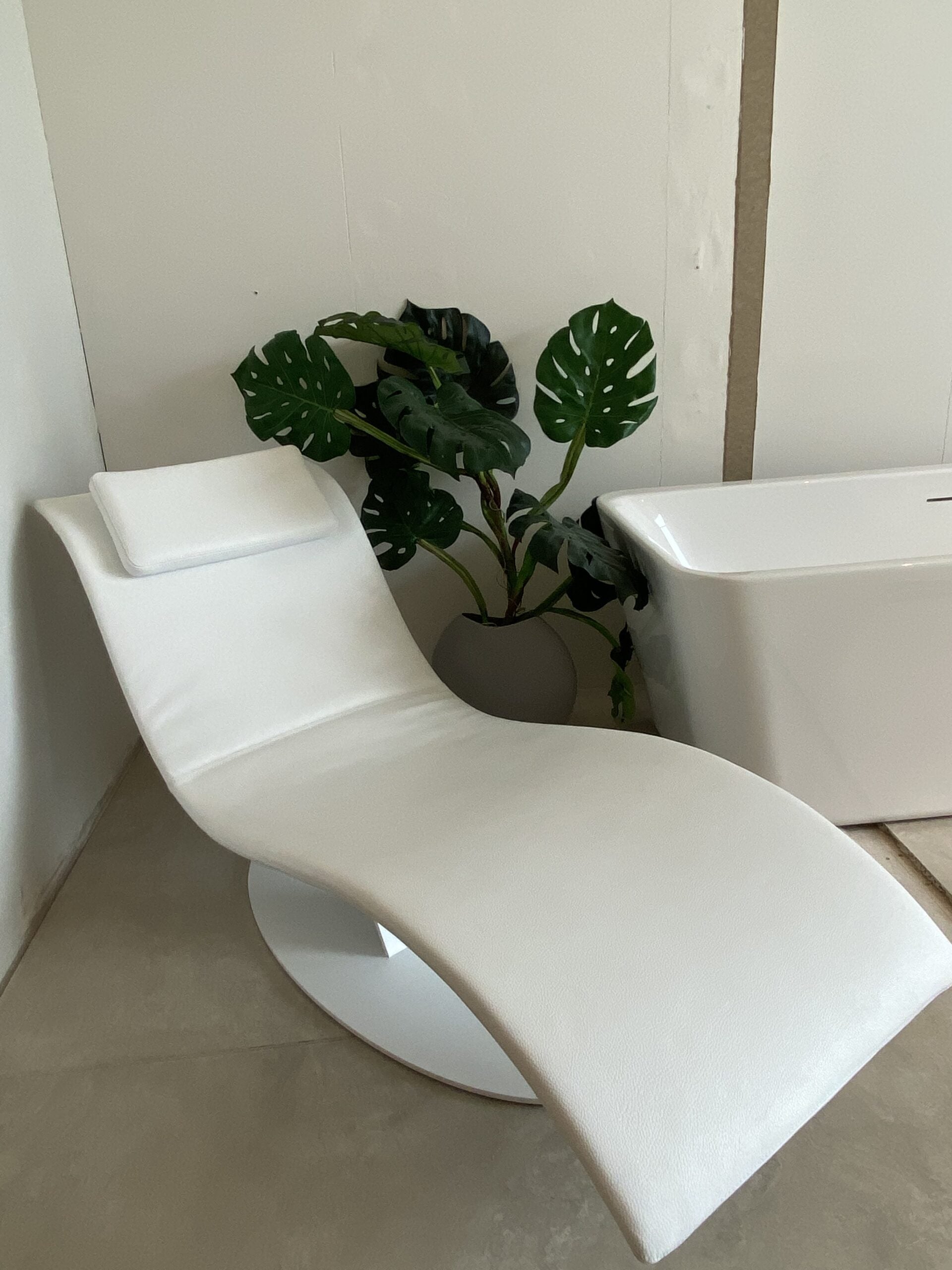 CHAISE LONGUE BIANCA